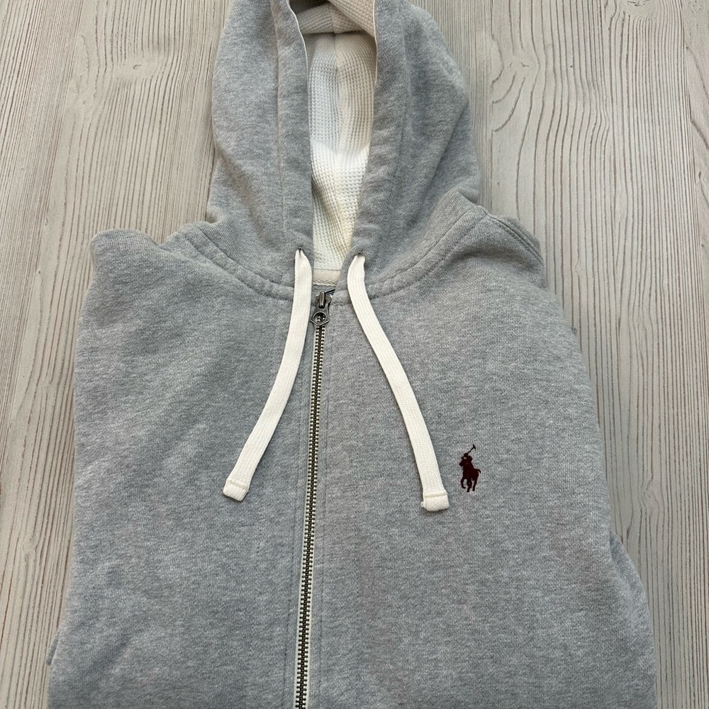 Ralph Lauren Gray Zip up Hoodie